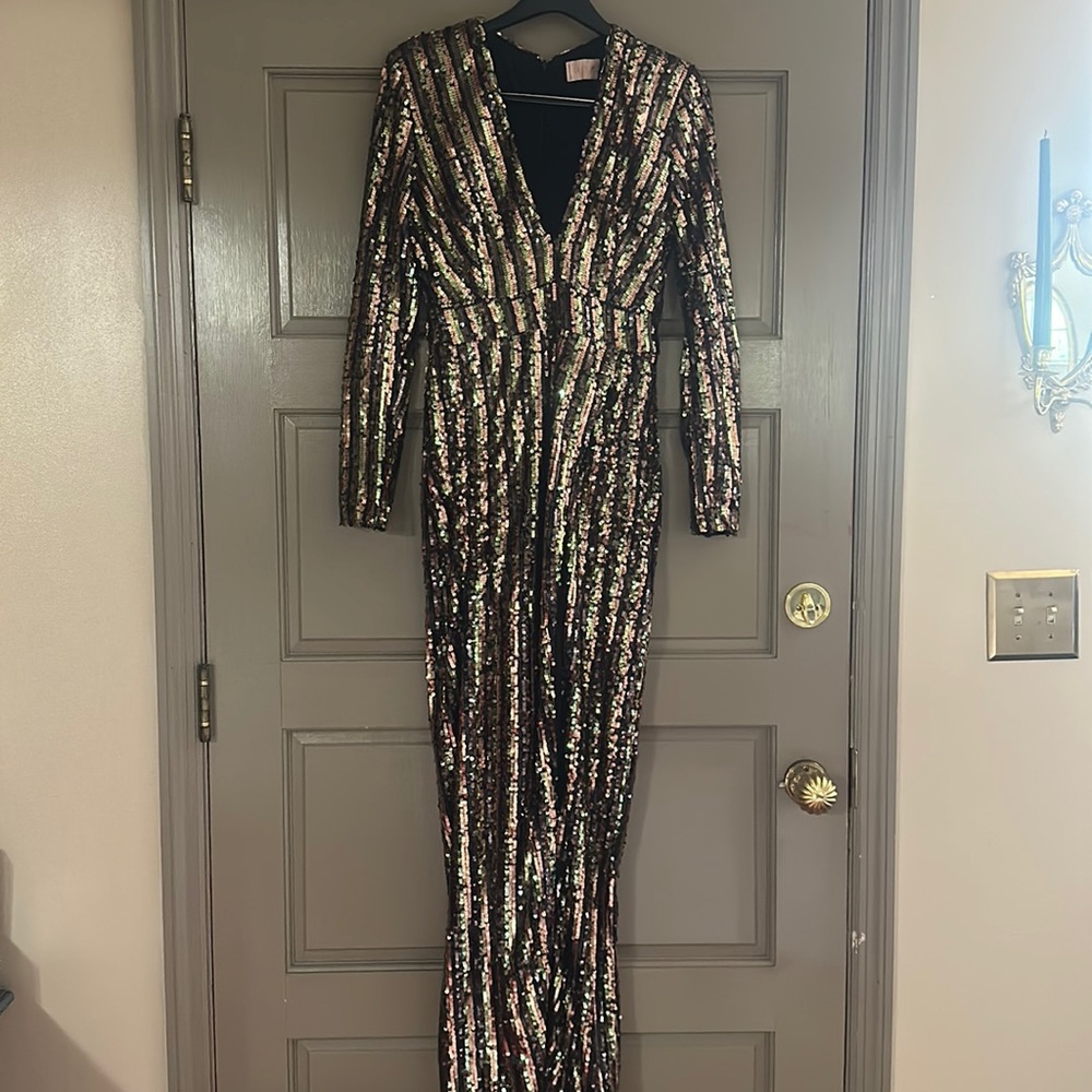 Sequin Maxi Dress Club London